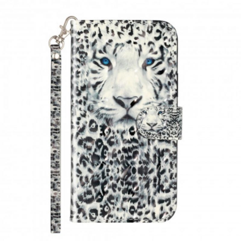 Folio Cover iPhone 11 Pro Max Faretti Tiger Light Strap