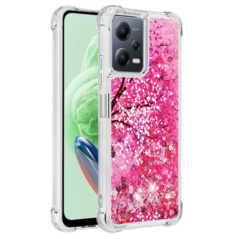 Cover Xiaomi Redmi Note 12 5G Albero Glitterato