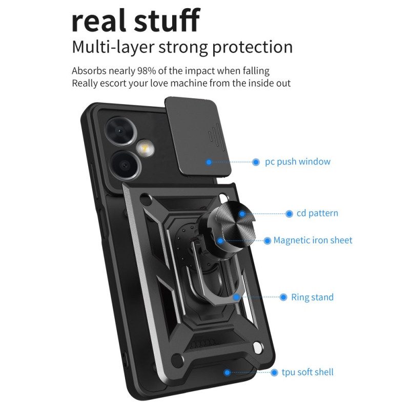 Cover Xiaomi Redmi Note 12 5G Copertura E Supporto Per Fotocamera