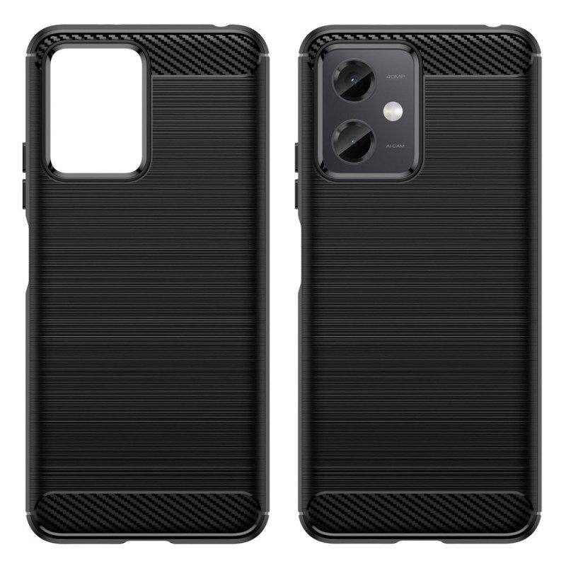 Cover Xiaomi Redmi Note 12 5G Fibra Di Carbonio Spazzolata