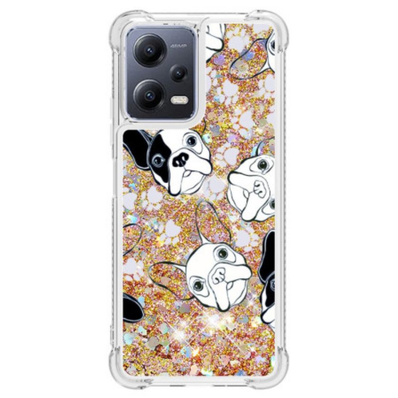 Cover Xiaomi Redmi Note 12 5G Paillettes Signor Cane