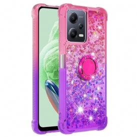 Cover Xiaomi Redmi Note 12 5G Staffa Ad Anello Glitterata