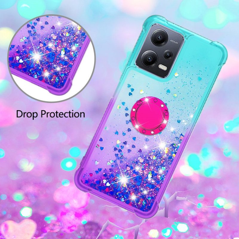 Cover Xiaomi Redmi Note 12 5G Staffa Ad Anello Glitterata