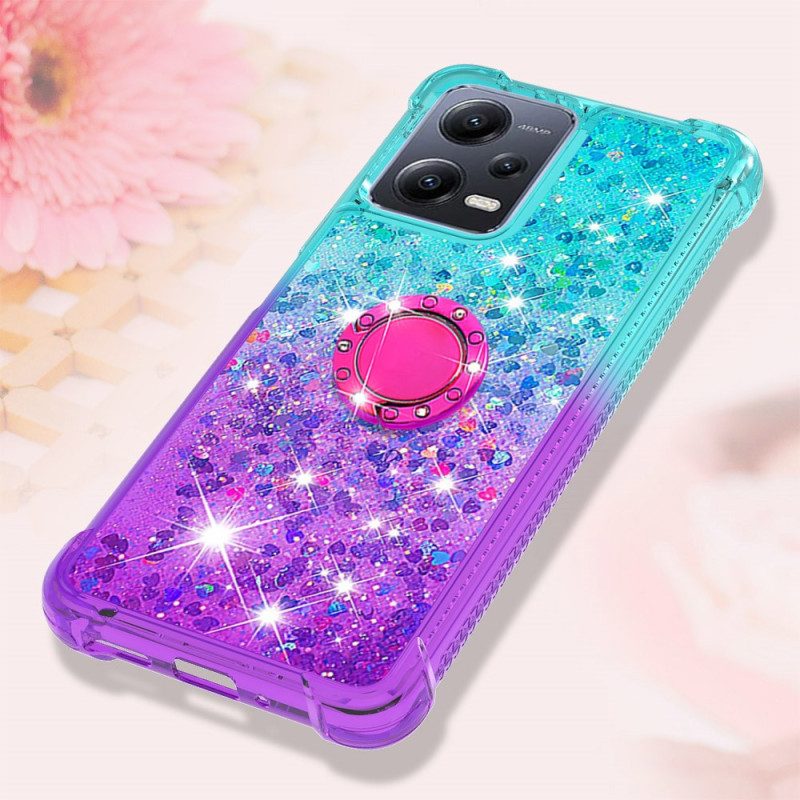 Cover Xiaomi Redmi Note 12 5G Staffa Ad Anello Glitterata