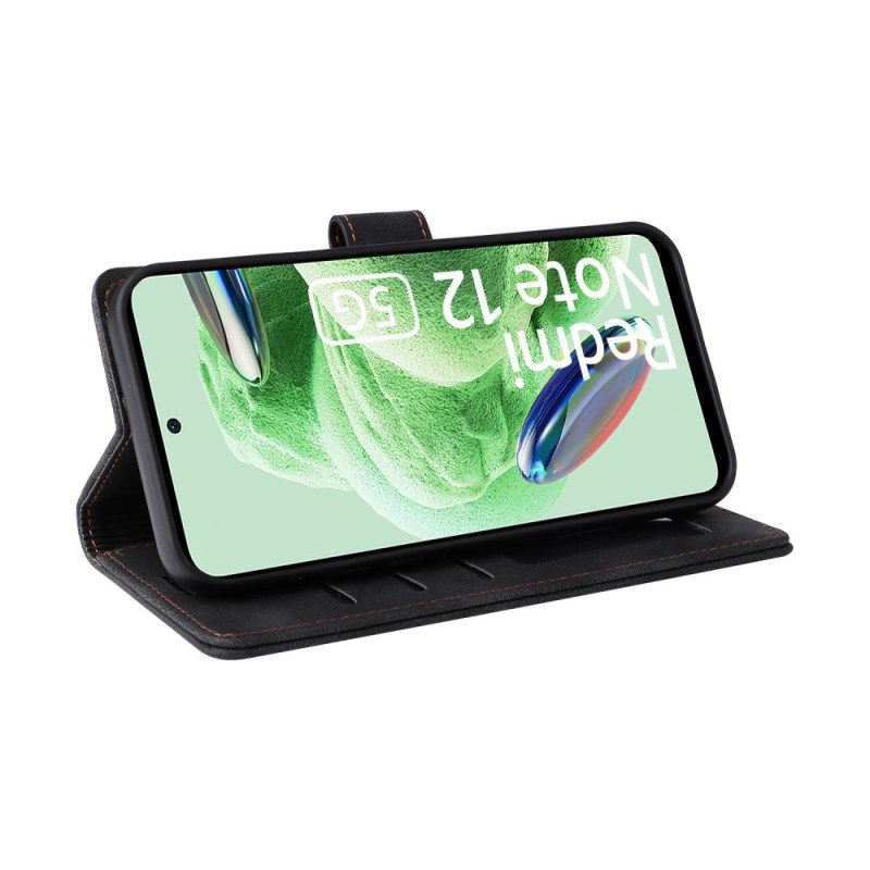 Custodia A Portafoglio Xiaomi Redmi Note 12 5G Stile In Pelle