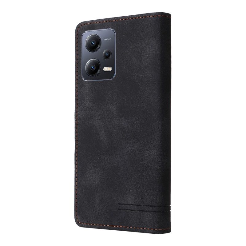 Custodia A Portafoglio Xiaomi Redmi Note 12 5G Stile In Pelle