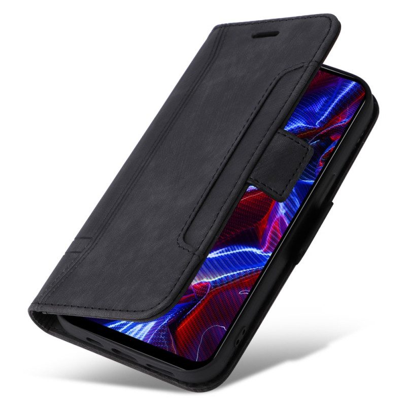 Custodia in pelle Xiaomi Redmi Note 12 5G Betopnice Porta Carte Frontale