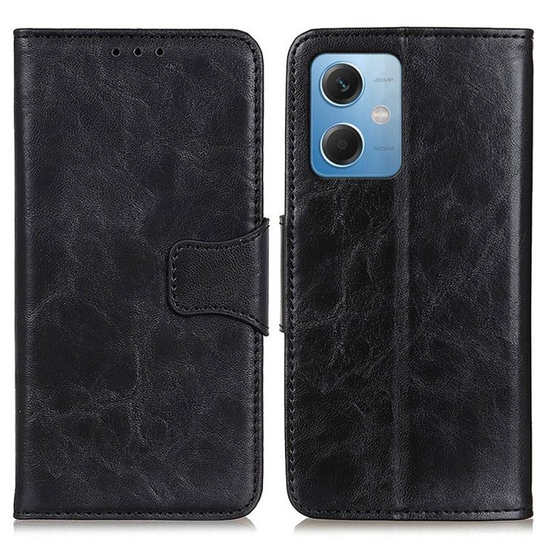 Custodia in pelle Xiaomi Redmi Note 12 5G Chiusura Magnetica Reversibile