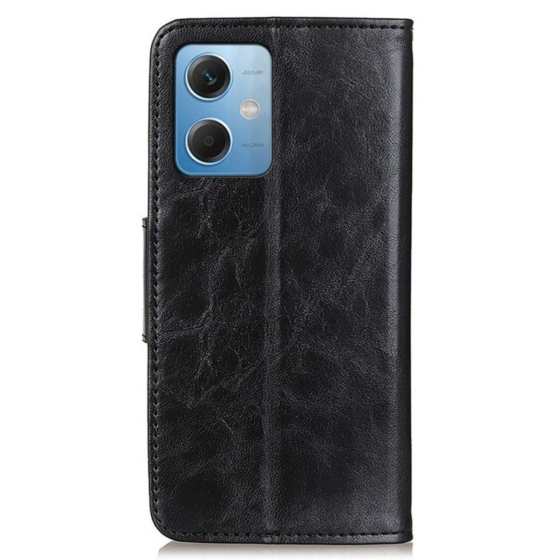 Custodia in pelle Xiaomi Redmi Note 12 5G Chiusura Magnetica Reversibile