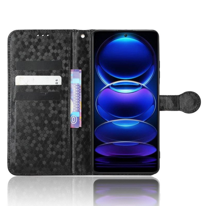 Custodia in pelle Xiaomi Redmi Note 12 5G Modello 3d Strappy