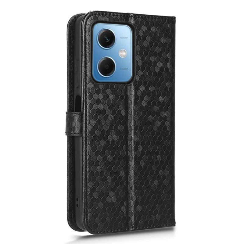 Custodia in pelle Xiaomi Redmi Note 12 5G Modello 3d Strappy