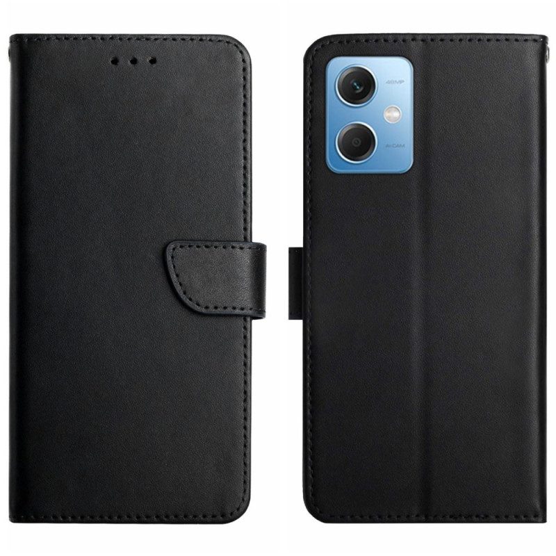 Custodia in pelle Xiaomi Redmi Note 12 5G Vera Pelle Nappa