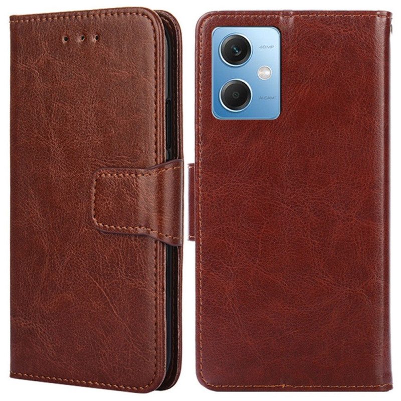 Custodia in pelle Xiaomi Redmi Note 12 5G Vintage ▾