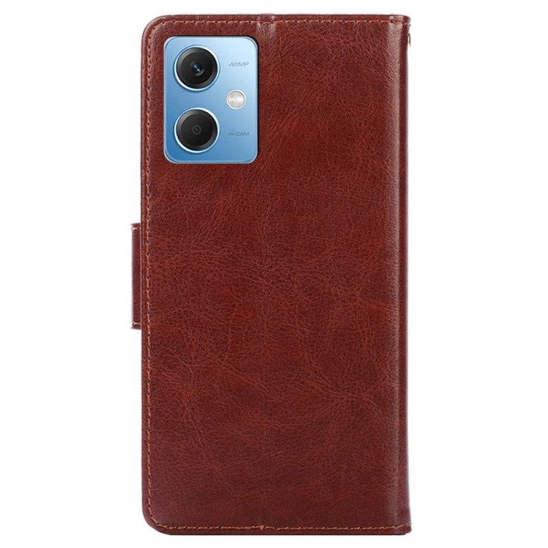 Custodia in pelle Xiaomi Redmi Note 12 5G Vintage ▾