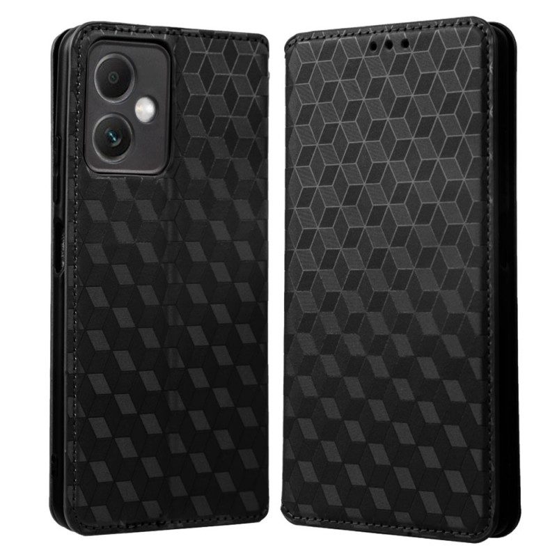 Folio Cover Xiaomi Redmi Note 12 5G Custodia in pelle Modello 3d