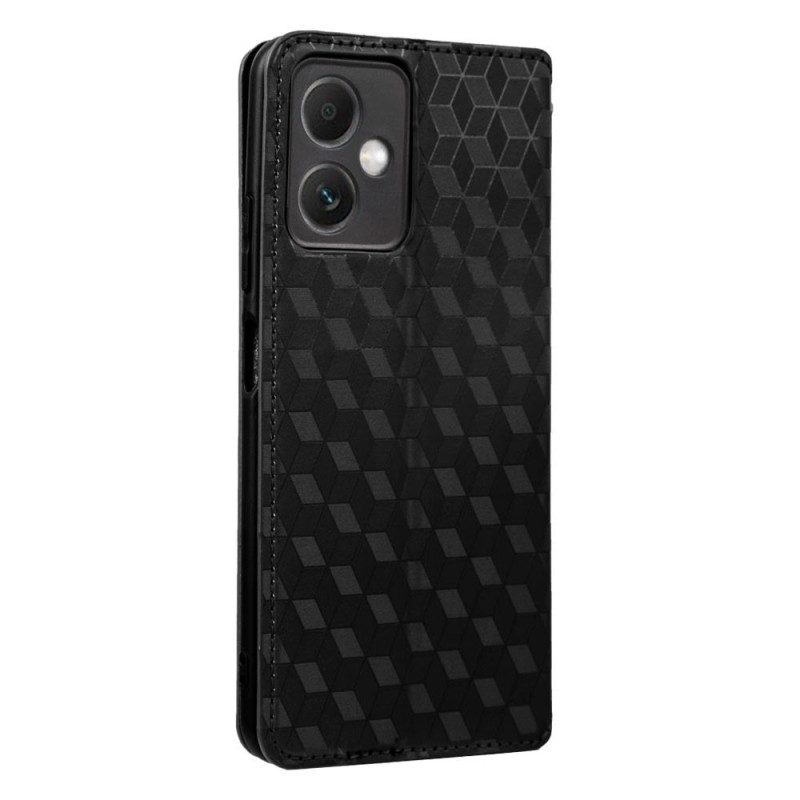 Folio Cover Xiaomi Redmi Note 12 5G Custodia in pelle Modello 3d