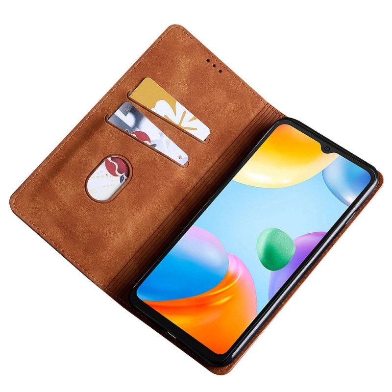 Folio Cover Xiaomi Redmi Note 12 5G Custodia in pelle Serie D'epoca