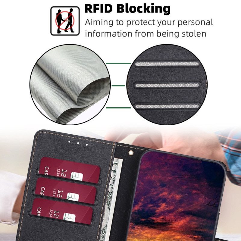 Folio Cover Xiaomi Redmi Note 12 5G Rfid Classico