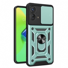 Cover Moto G73 5G Supporto Per Anello E Protezione Per Obiettivo