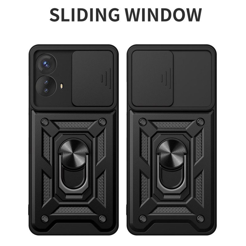 Cover Moto G73 5G Supporto Per Anello E Protezione Per Obiettivo