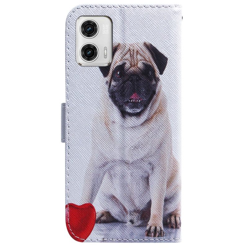 Folio Cover Moto G73 5G Carlino Con Cordino