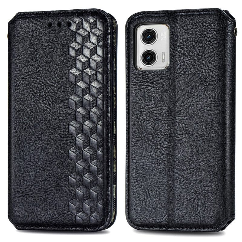 Folio Cover Moto G73 5G Custodia in pelle Modello 3d