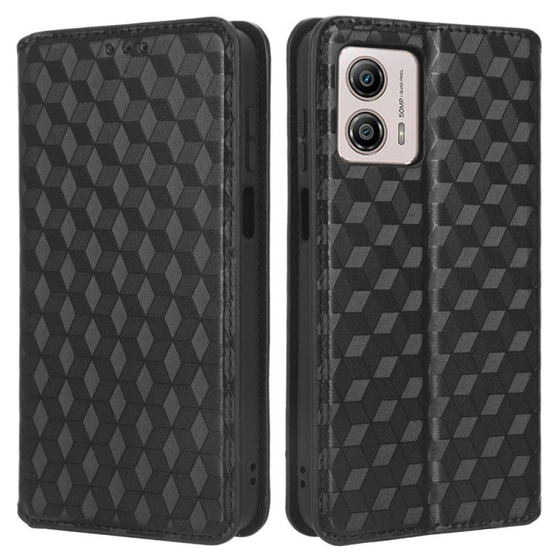 Folio Cover Moto G73 5G Custodia in pelle Modello 3d