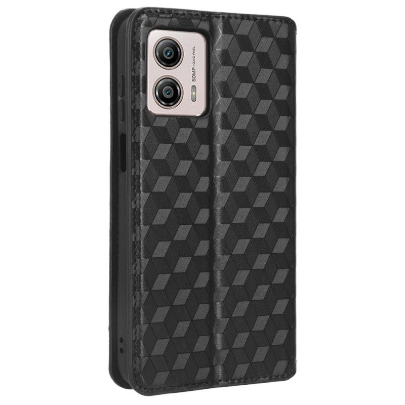 Folio Cover Moto G73 5G Custodia in pelle Modello 3d