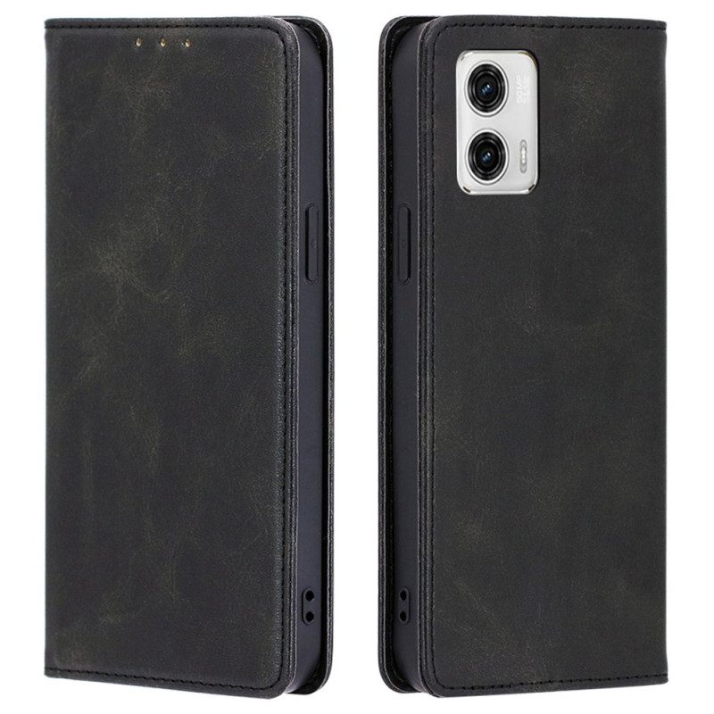 Folio Cover Moto G73 5G Custodia in pelle Similpelle