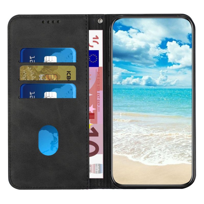 Folio Cover Moto G73 5G Custodia in pelle Stile In Pelle Con 3 Portacarte