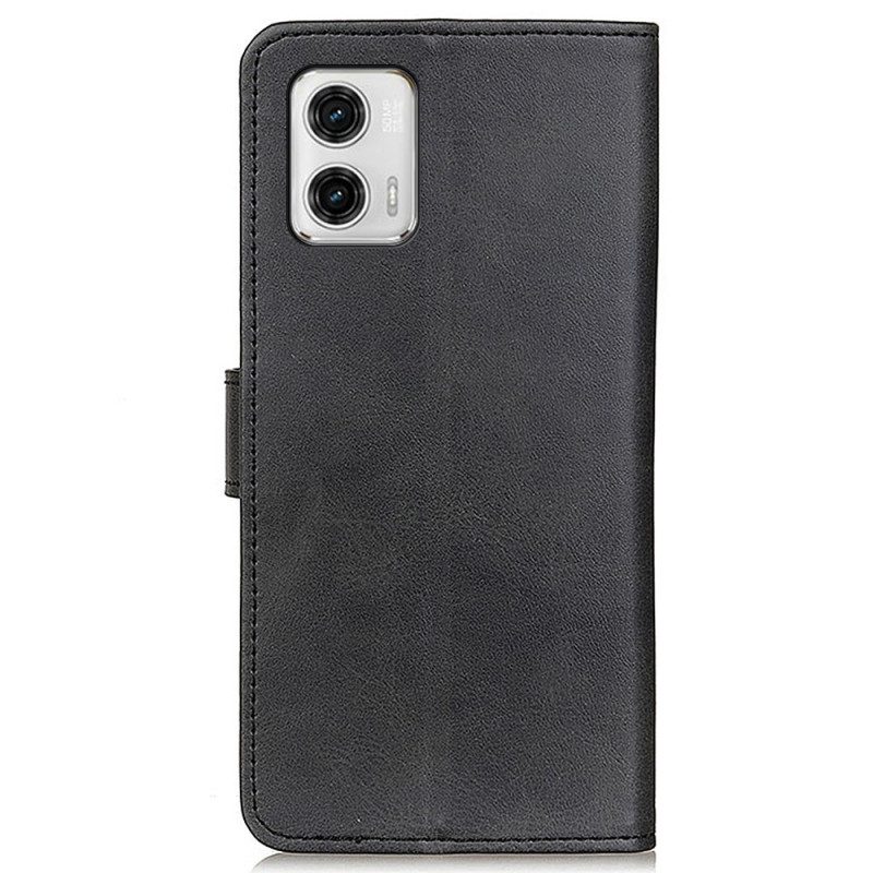 Folio Cover Moto G73 5G Ecopelle Opaca