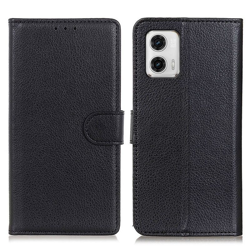 Folio Cover Moto G73 5G Ecopelle Tradizionale