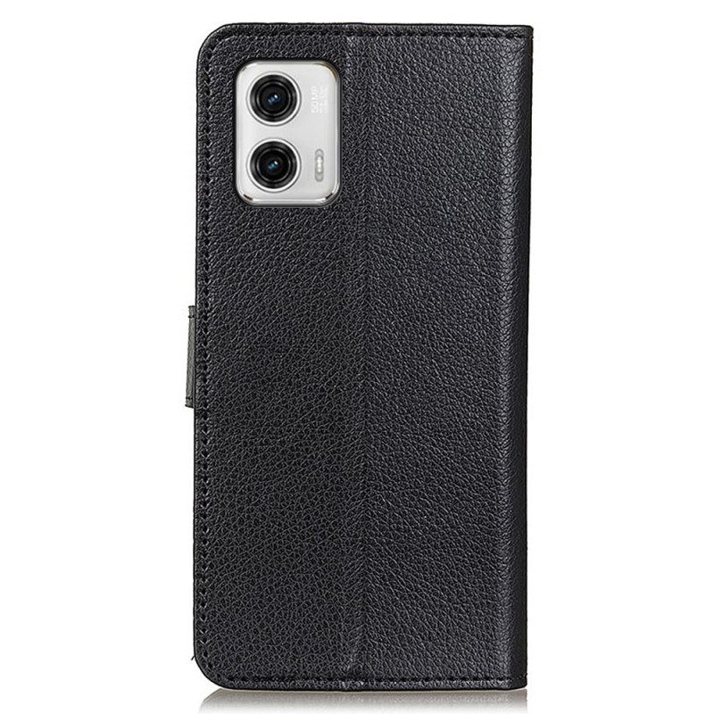 Folio Cover Moto G73 5G Ecopelle Tradizionale