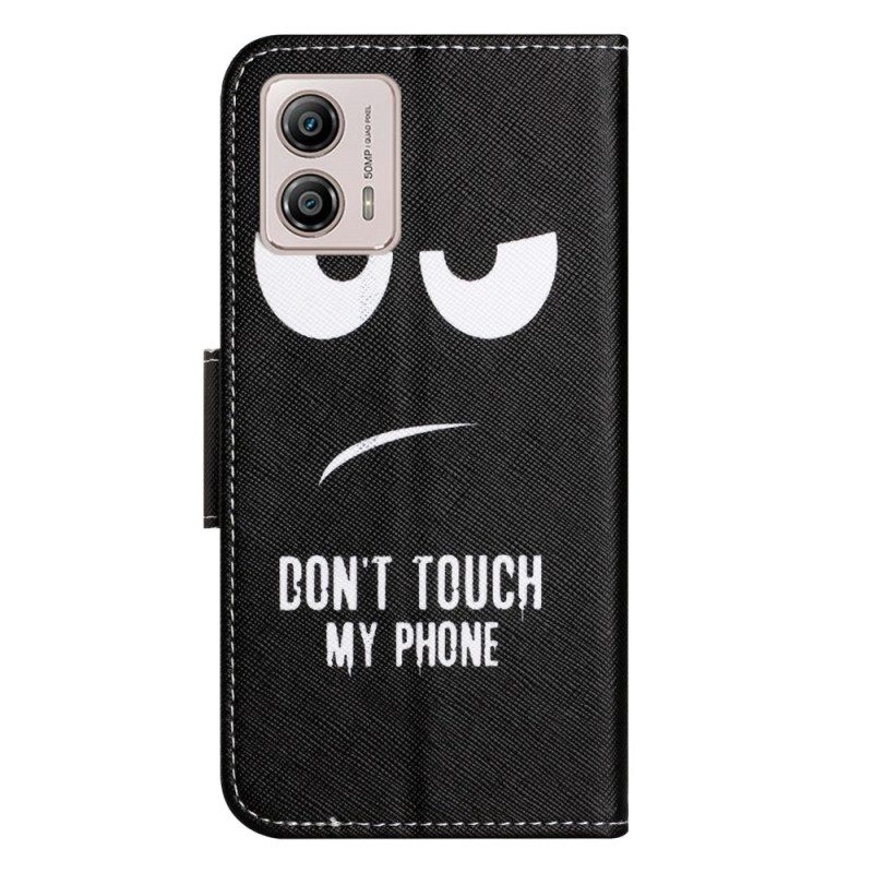 Folio Cover Moto G73 5G Non Toccare Il Mio Telefono