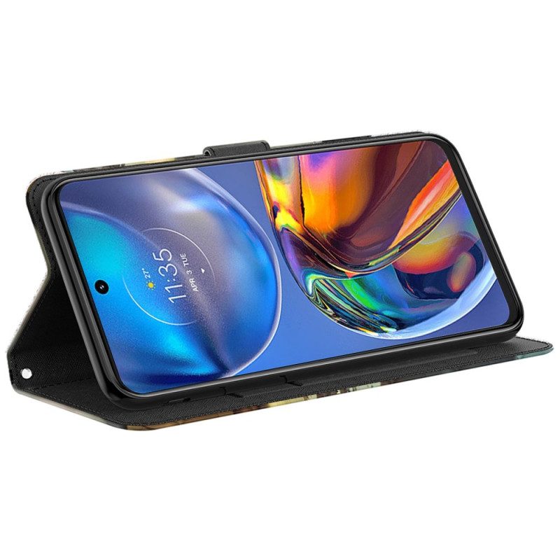 Folio Cover Moto G73 5G Sogno Di Gattino Strappy