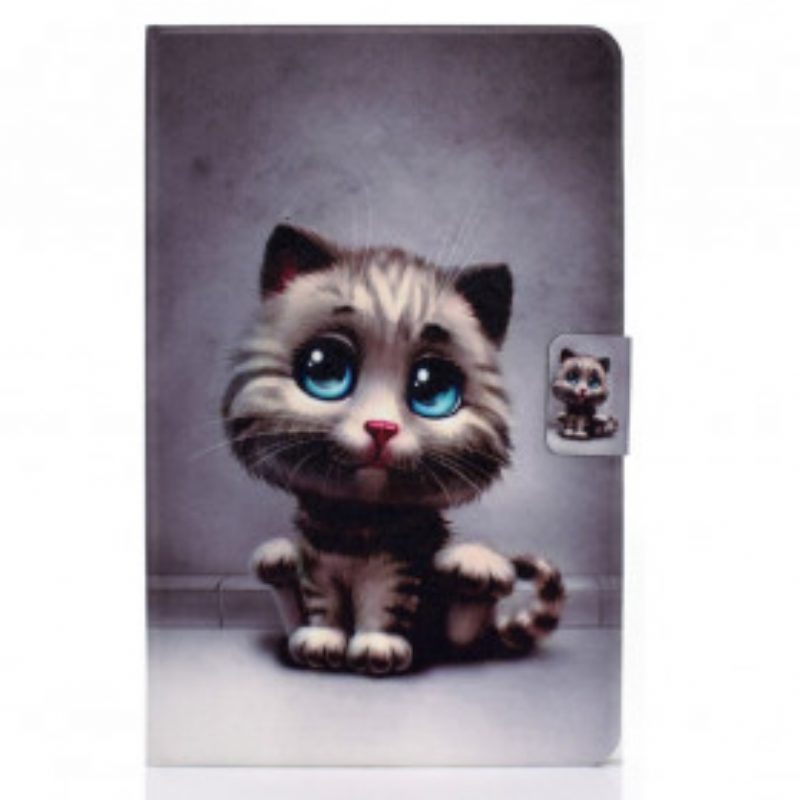 Custodia in pelle Huawei MatePad New Gatto Carino