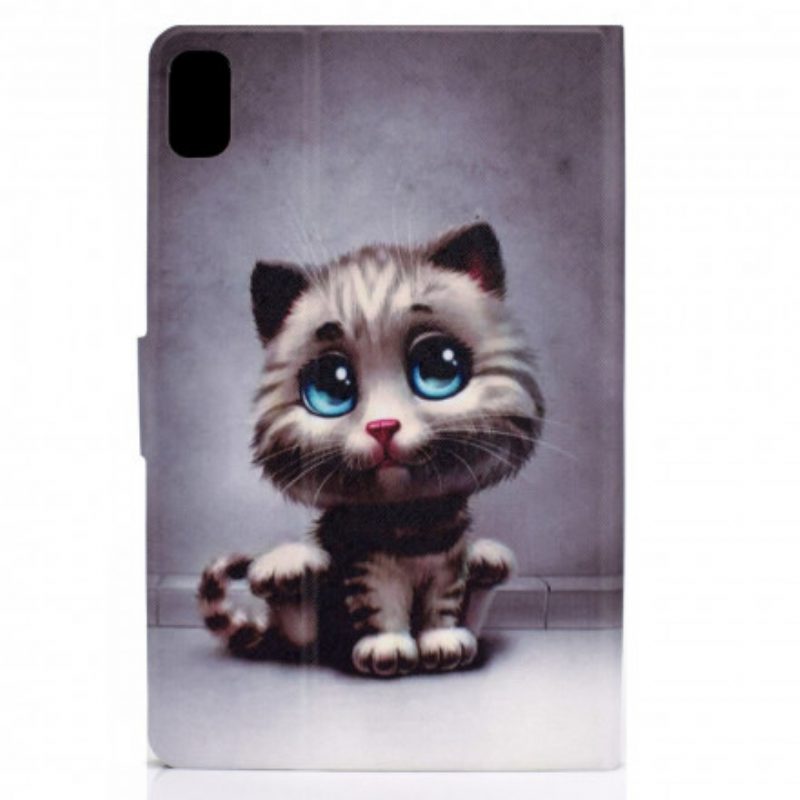 Custodia in pelle Huawei MatePad New Gatto Carino