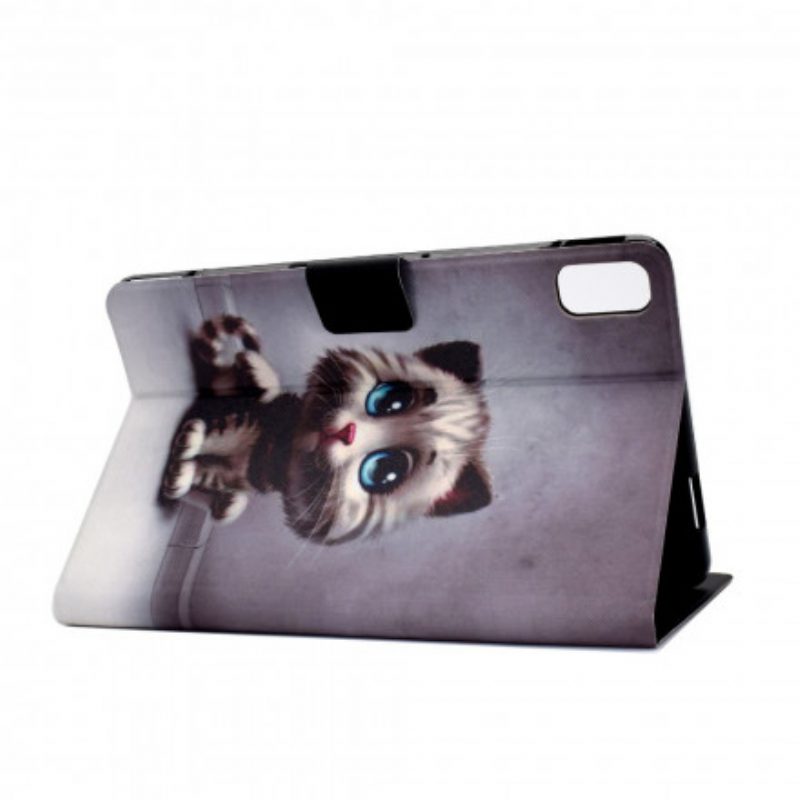 Custodia in pelle Huawei MatePad New Gatto Carino