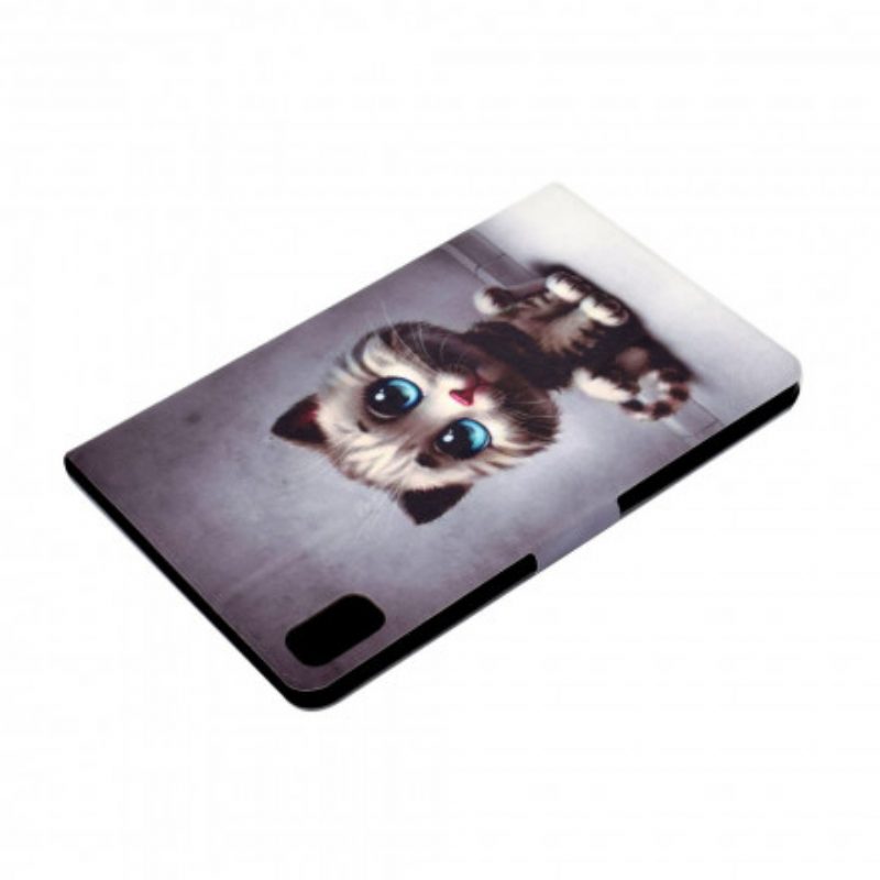 Custodia in pelle Huawei MatePad New Gatto Carino