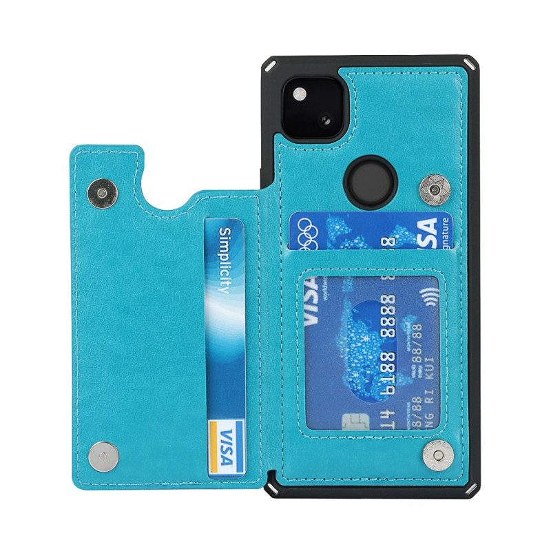 Cover Google Pixel 4A Supporto Porta Carte E Cordino