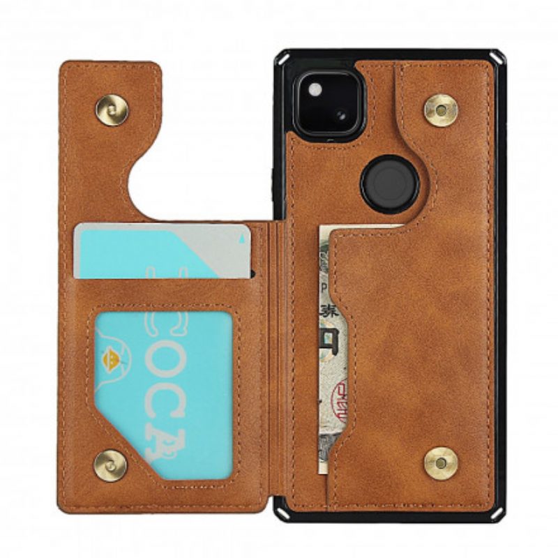 Cover Google Pixel 4A Supporto Porta Carte E Cordino