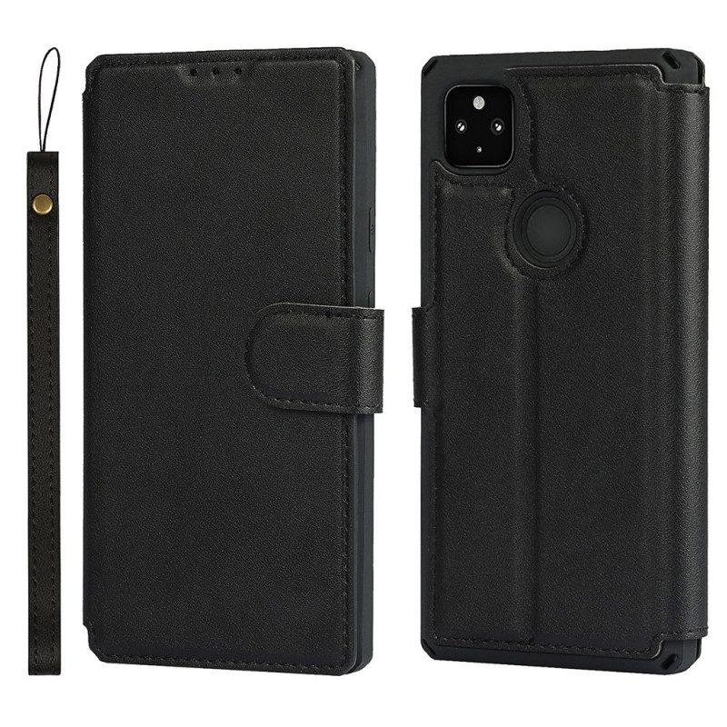 Custodia in pelle Google Pixel 4A Cinturino In Ecopelle