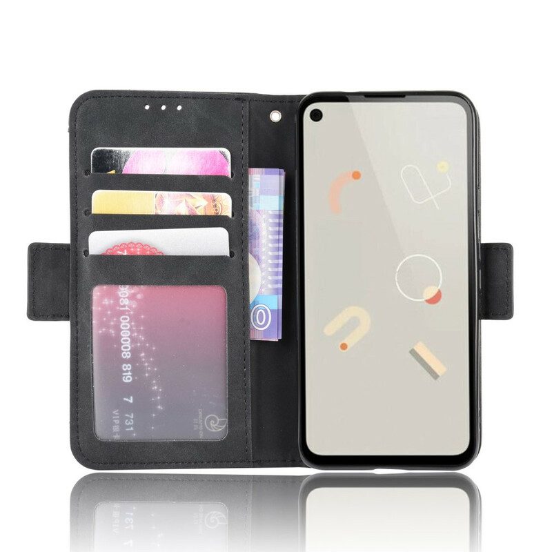 Custodia in pelle Google Pixel 4A Classe Premier Multi-carta