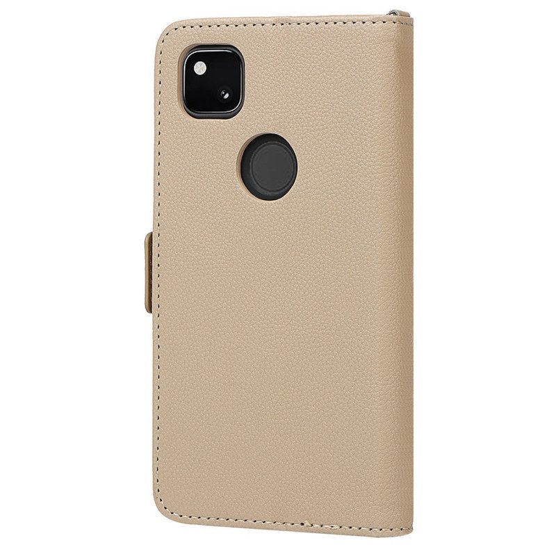 Custodia in pelle Google Pixel 4A Cuore Strappato