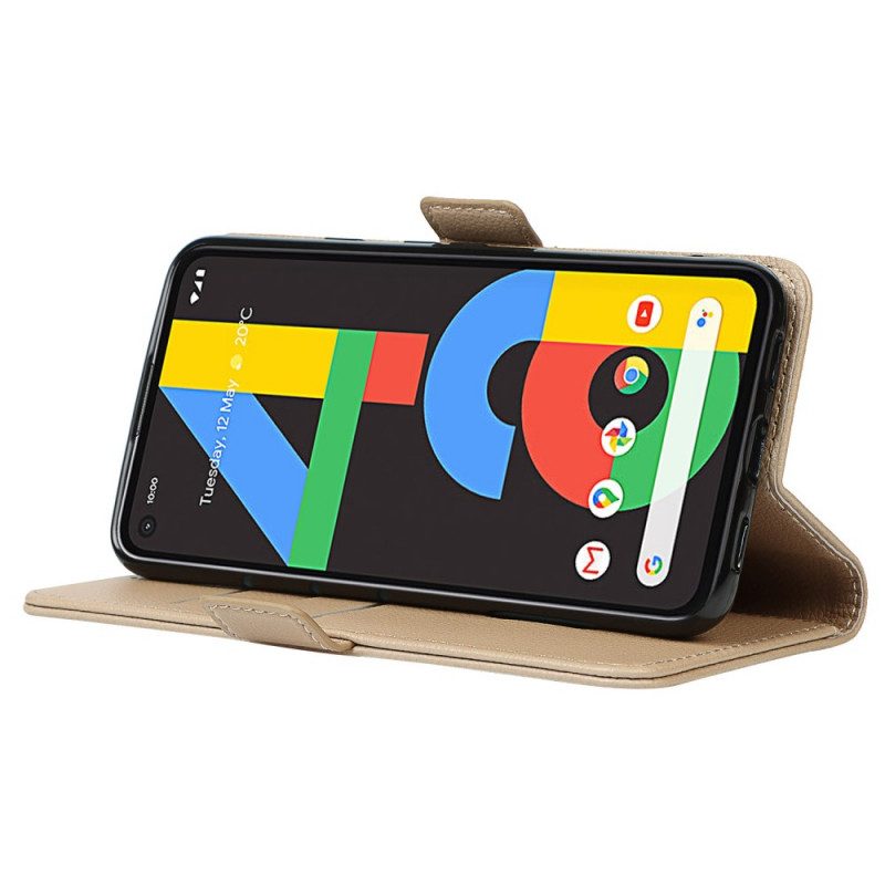 Custodia in pelle Google Pixel 4A Cuore Strappato