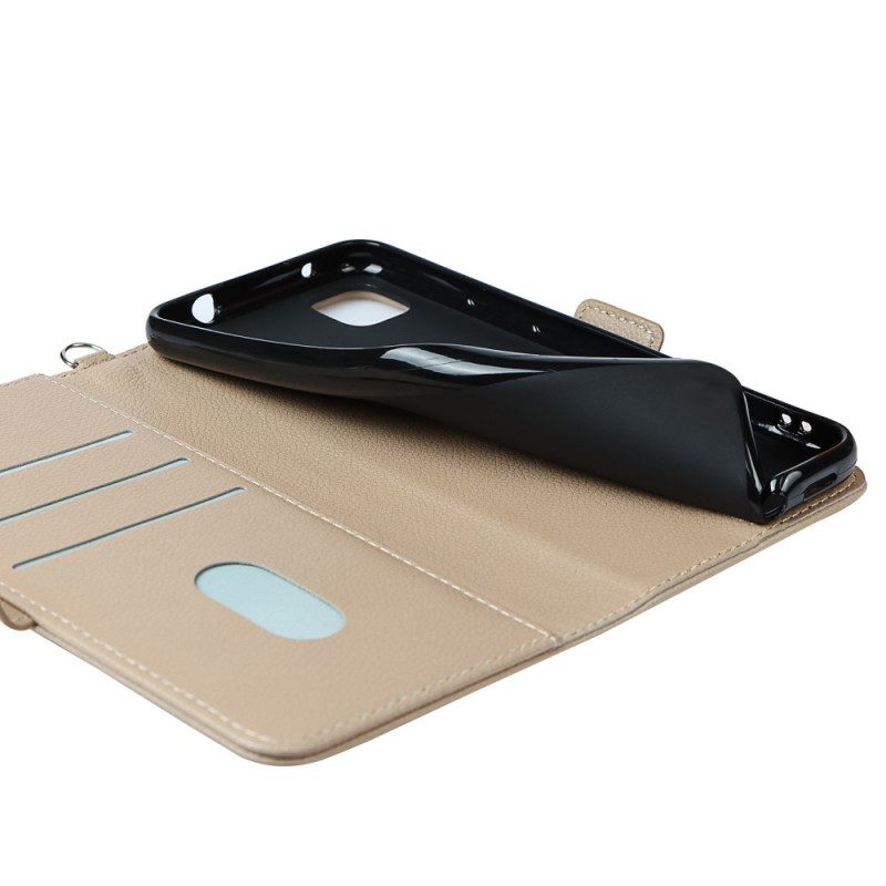 Custodia in pelle Google Pixel 4A Cuore Strappato