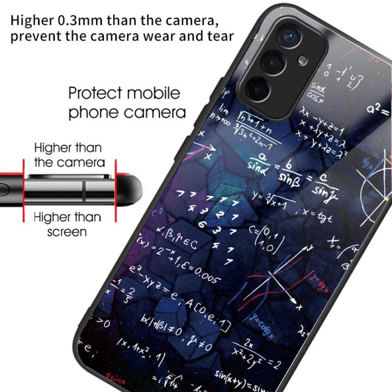 Cover Samsung Galaxy M13 Calcoli In Vetro Temperato