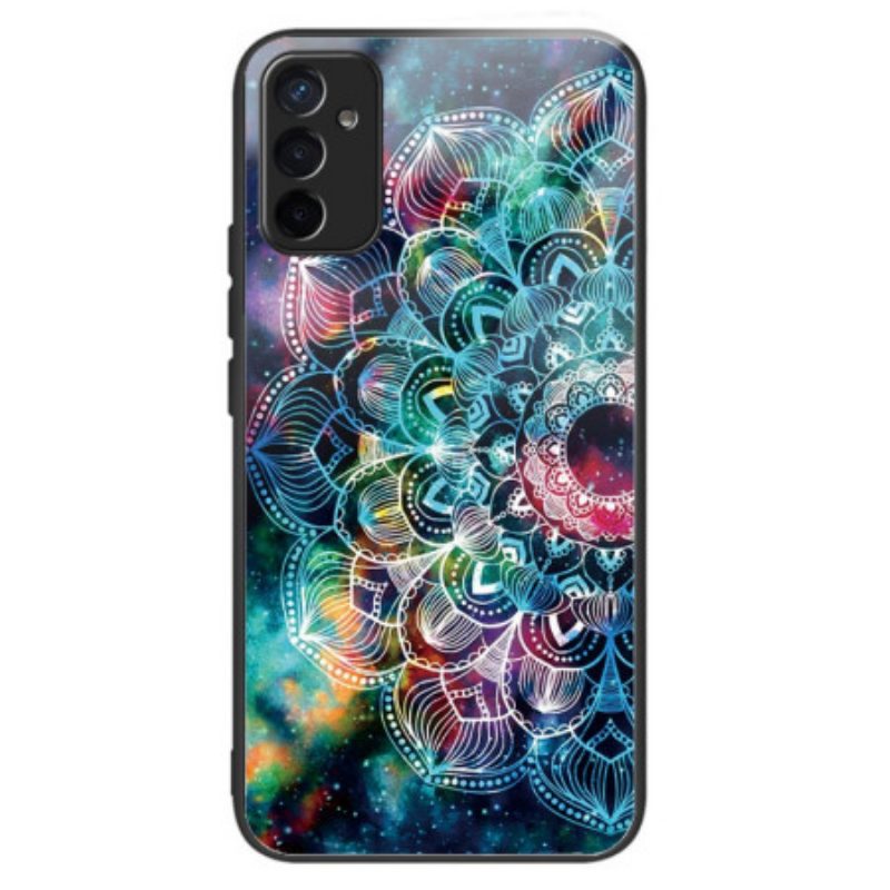 Cover Samsung Galaxy M13 Mandala In Vetro Temperato