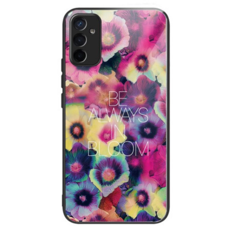 Cover Samsung Galaxy M13 Vetro Temperato Be Always In Bloom