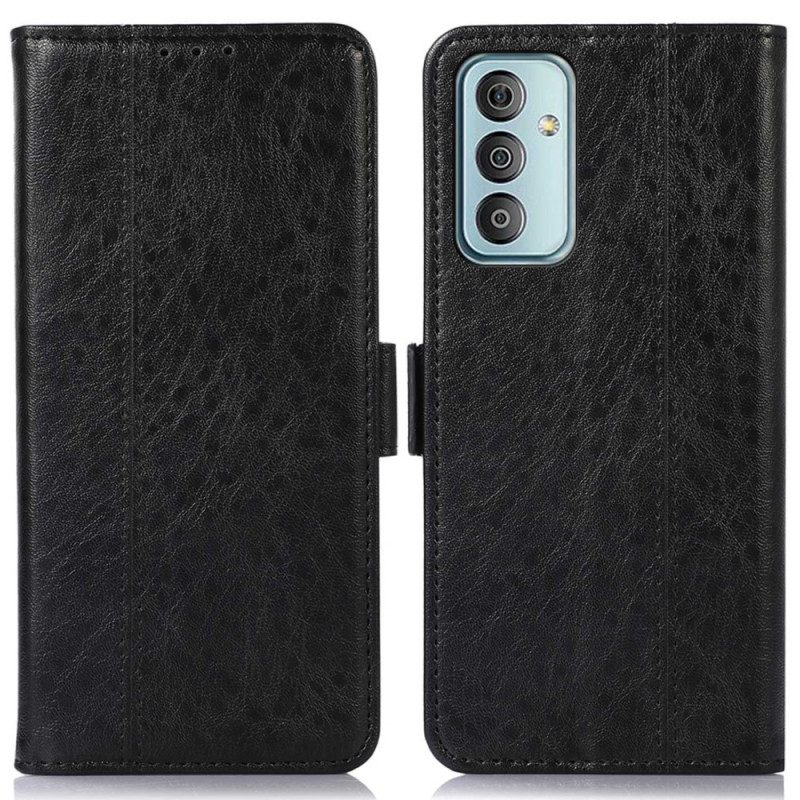 Custodia in pelle Samsung Galaxy M13 Classico Stilizzato